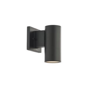 WAC Cylinder 3000K Wall Sconce in Black