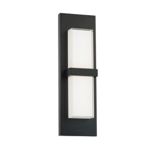 Bandeau 1-Light LED Outdoor Wall Light in Black