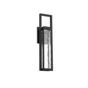 Revere 1-Light LED Outdoor Wall Sconce in Black
