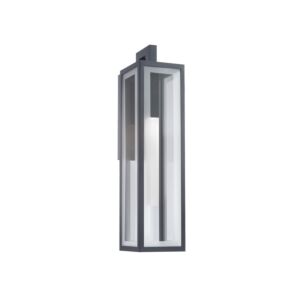 Cambridge 1-Light LED Outdoor Wall Sconce in Black