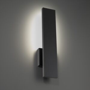 Stag 1-Light LED Outdoor Wall Light in Black