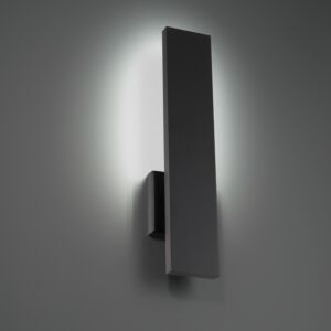 Stag 1-Light LED Outdoor Wall Light in Black