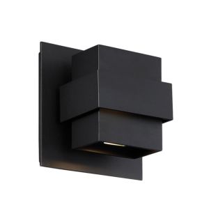 Modern Forms Pandora 7 Inch Outdoor Wall Light in Black