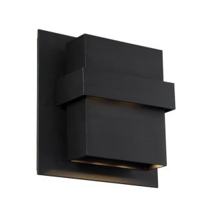 Modern Forms Pandora 11 Inch Outdoor Wall Light in Black