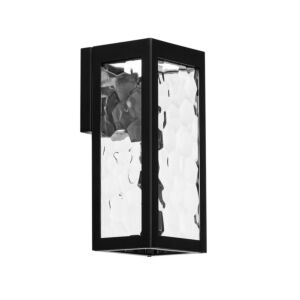 Hawthorne 1-Light LED Outdoor Wall Light in Black