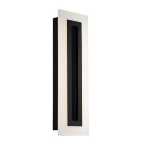 Modern Forms Shadow 24 Inch Outdoor Wall Light in Black