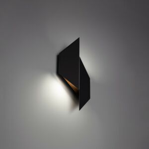 Alternate 1-Light LED Outdoor Wall Sconce in Black