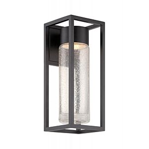 Modern Forms Structure 1 Light Outdoor Wall Light in Black