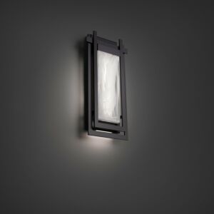 Haze 1-Light LED Outdoor Wall Sconce in Black