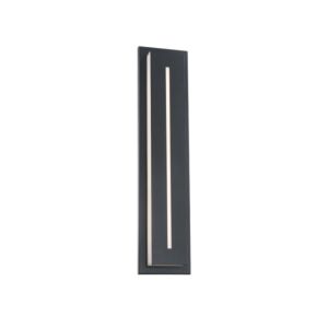 Midnight 1-Light LED Outdoor Wall Sconce in Black