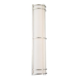 Modern Forms Skyscraper Outdoor Wall Light in Stainless Steel