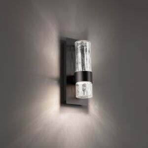 Beacon 1-Light LED Outdoor Wall Sconce in Black