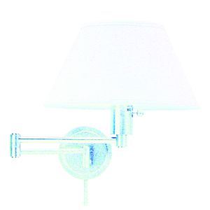 House of Troy Swing Arm Wall Lamp in Satin Nickel Finish