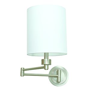 House of Troy Decorative 15 Inch Wall Lamp in Satin Nickel