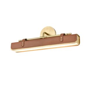 Valise LED Wall Sconce in Vintage Brass