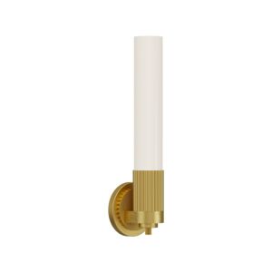 Rue 1-Light Wall Sconce in Brushed Gold