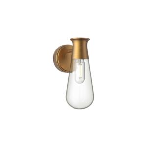 Marcel 1-Light Wall Sconce in Aged Gold