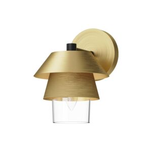 Tetsu 1-Light Wall Sconce in Brushed Gold
