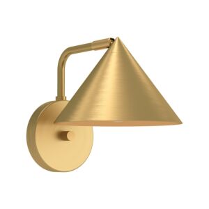 Remy 1-Light Wall Sconce in Brushed Gold