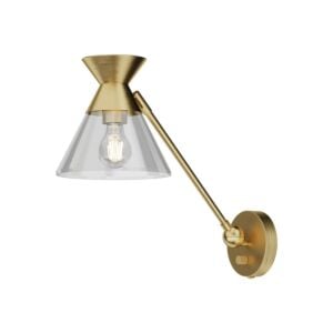 Mauer 1-Light Wall Sconce in Brushed Gold