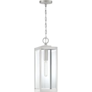 Quoizel Westover 7 Inch Outdoor Hanging Light in Stainless Steel