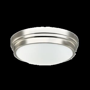 Matteo Fresh Colonial 2 Light Ceiling Light In Brushed Nickel