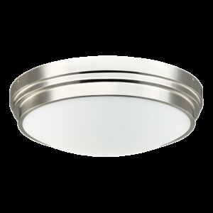 Matteo Fresh Colonial 3 Light Ceiling Light In Brushed Nickel