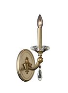 Allegri Floridia 13 Inch Wall Sconce in Matte Brushed Champagne Gold