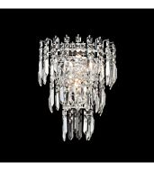 Allegri Pandoro 2 Light 13 Inch Wall Sconce in Chrome