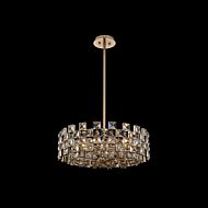 Piazze 9-Light Pendant in Brushed Champagne Gold