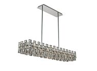Piazze 8-Light Island Pendant in Polished Chrome