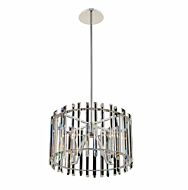 Allegri Viano 4 Light Contemporary Chandelier in Polished Chrome