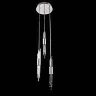 Lucca 3 Light Multi Drop Foyer in Polished Chrome