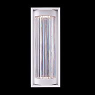 Cilindro Esterno 28" LED Outdoor Wall Sconce in Matte White