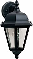 Westlake 1-Light Outdoor Wall Lantern in Black
