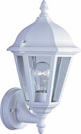 Westlake 1-Light Outdoor Wall Lantern in White