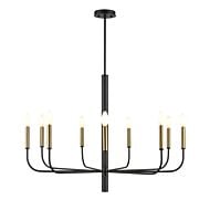 DVI Olivia 9-Light Chandelier in Multiple Finishes and Graphite
