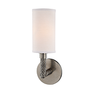 Hudson Valley Dubois 13 Inch Wall Sconce in Historical Nickel