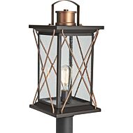 Barlowe 1-Light Post Lantern in Antique Bronze