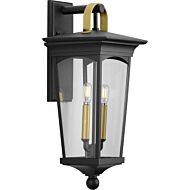 Chatsworth 2-Light Wall Lantern in Black