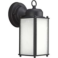 Roman Coach 1-Light Wall Lantern in Black