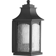Maison 1-Light Wall Lantern in Black