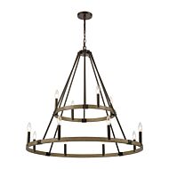 Transitions 12-Light Chandelier in Oil Rubbed Bronze