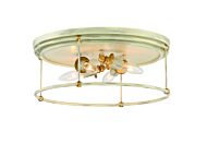 Minka Lavery Westchester County 4 Light Ceiling Light in Farm House White With Gilded Gold