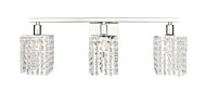 Phineas 3-Light Wall Sconce in Chrome