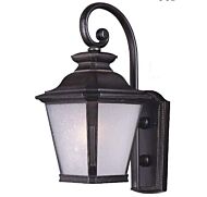 Maxim Lighting Knoxville 18.5 Inch Outdoor Frosted Seedy Wall Mount in Bronze