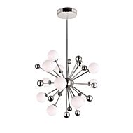 CWI Lighting Element 11 Light Chandelier with Polished Nickel Finish