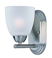 Axis 1-Light Bathroom Vanity Light in Satin Nickel