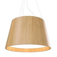 Conical 3-Light Pendant in Louro Freijo