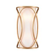 Ringlets 2-Light Wall Sconce in Matte Gold